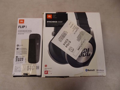 Lot 2327 - JBL Synchros E50BT headphones and JBL portable...