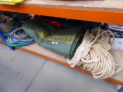 Lot 4410 - Underbay containing approx 73m of unused rope,...