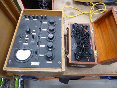 Lot 4417 - 2 vintage switch units