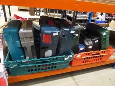 Lot 4426 - Assortment of empty tool boxes