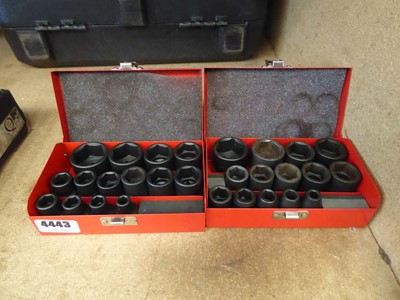 Lot 4443 - 2 Socket sets