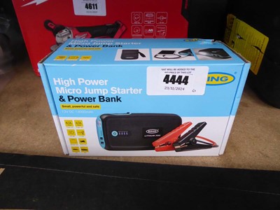 Lot 4444 - High power micro jump starter and power bank