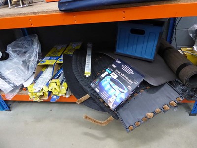 Lot 4475 - Underbay of assorted items inc. car windscreen...