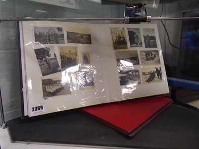 Lot 2369 - Vintage military photographs and other...