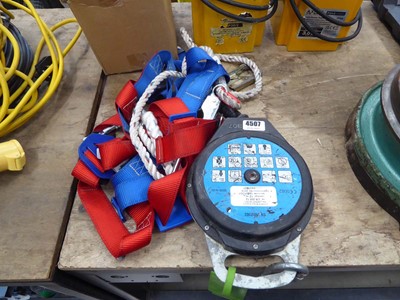 Lot 4507 - Proteki safety winch with assortment of rope...