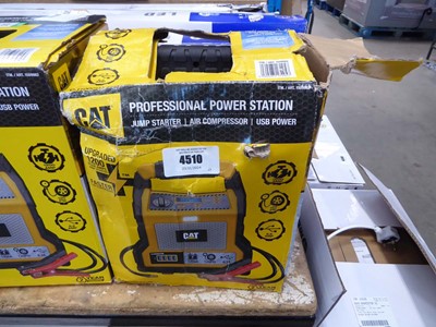 Lot 4510 - CAT Professional power station jumpstarter/air...