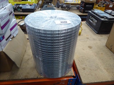 Lot 4530 - 30m roll of galvanised mesh