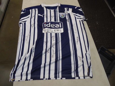 Lot 2475 - Signed West Brom Albion shirt