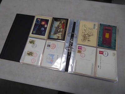 Lot 2477 - Folder containing various postcards