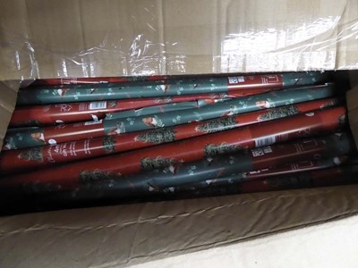 Lot 3346 - Box of various Christmas wrapping paper