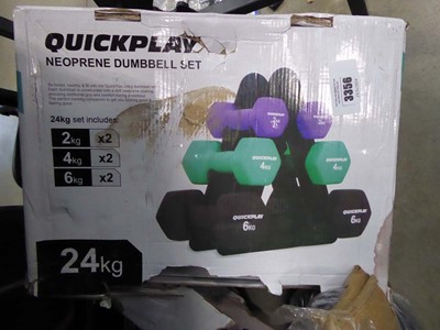 Lot 3356 - Quantity of Quick Play dumbbells