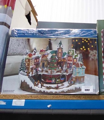 Lot 3362 - Chirstmas animated village