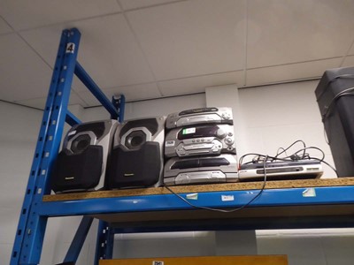 Lot 2539 - Panasonic stack music system. including Sak275...