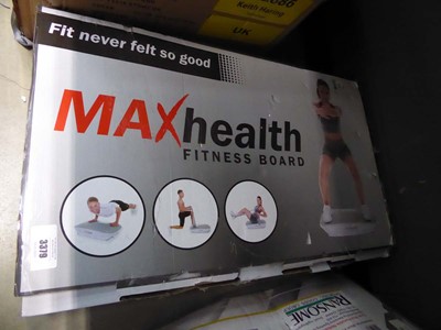 Lot 3379 - Max Health fitness board, no remote