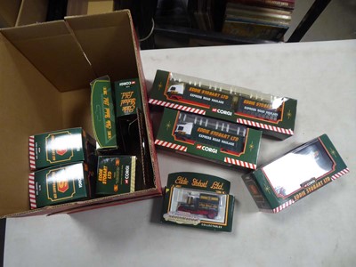 Lot 2515 - Box containing various Corgi Eddie Stobart...