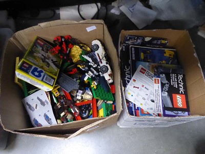 Lot 2536 - 2 boxes containing LEGO