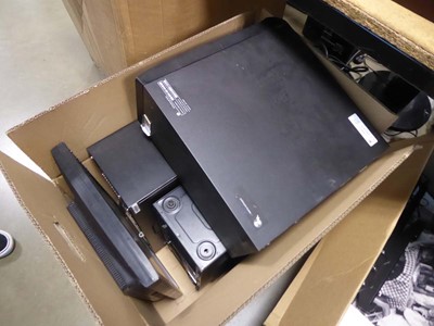 Lot 2585 - Box of 3 PVC's and monitor for spares/repairs