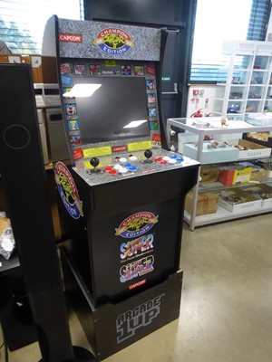 Lot 2600 - Arcade one-up street fighter 2 champion...