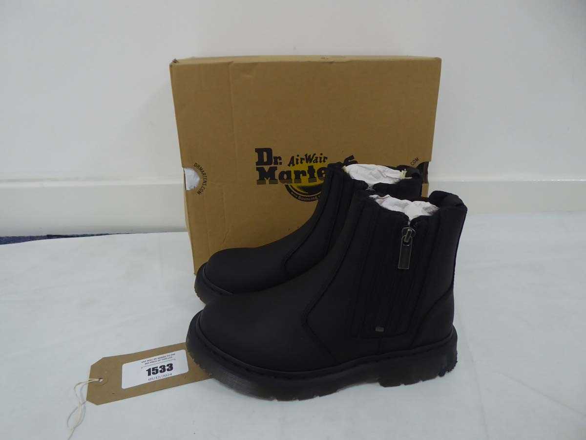 Lot 1533 - Boxed pair of Dr. Martens AirWair alyson boots...