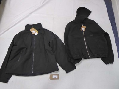 Lot 1554 - Stussy work canvas jacket & military parka...