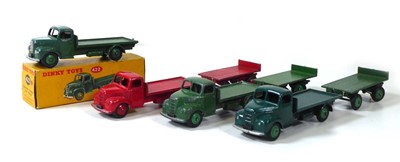 Lot A Dinky Toys 422 Fordson Thames flat truck,...