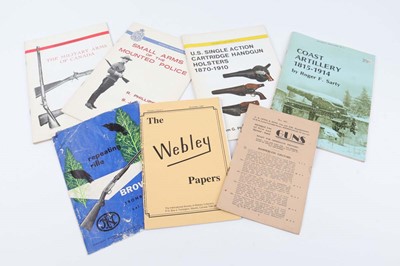 Lot 297 - 7 PamphletsThe Military Arms of Canada; Small...