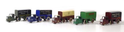 Lot Five Dinky 33r mechanical horse and open...