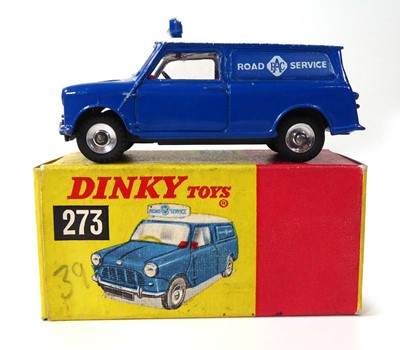 Lot A Dinky 273 RAC patrol mini van, boxed