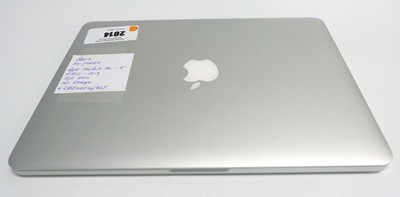 Lot 2014 - MacBook Pro 13" 2013 A1502 Silver laptop with...