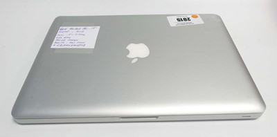 Lot 2015 - MacBook Pro 13" 2012 A1278 Silver laptop with...