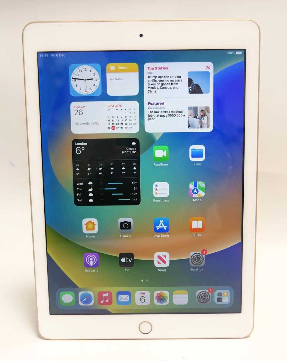 Lot 2036 - iPad 5th Gen 32GB Gold