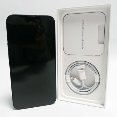 Lot 2082 - iPhone 14 128GB Midnight with box and cable