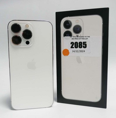 Lot 2085 - iPhone 13 Pro 128GB Silver with box