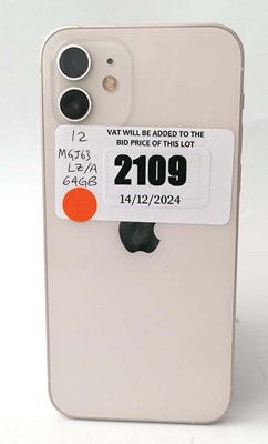 Lot 2109 - iPhone 12 64GB White