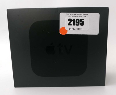 Lot 2195 - Apple TV 64GB A1625, boxed