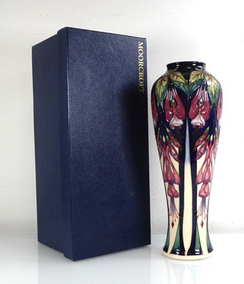 Lot 301 - A limited edition Moorcroft vase of slender...