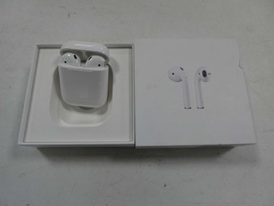 Lot 2072 - Boxed pair of Apple Airpods 2nd Gen. MV7N2ZM/A