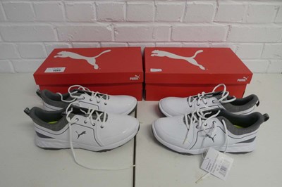 Lot x2 boxed pairs of men's Puma grip fusion...