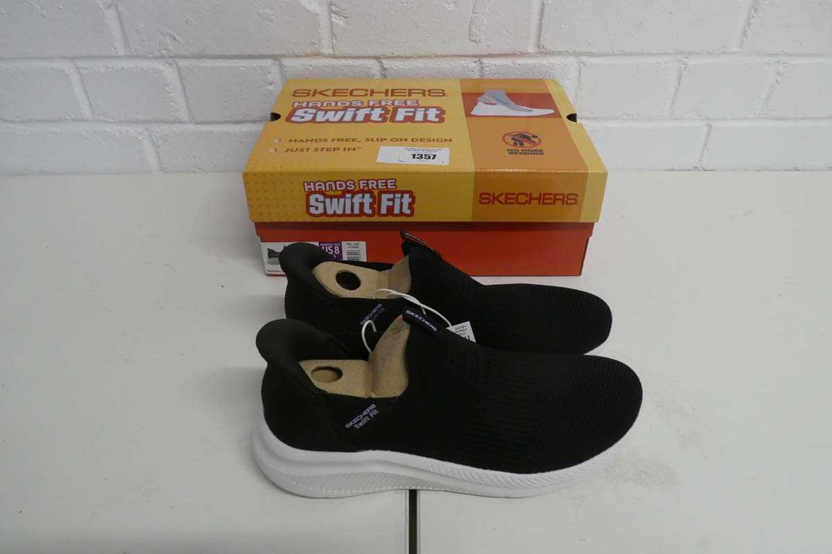 Lot 1357 - Boxed pair of ladies Skechers hands free swift...