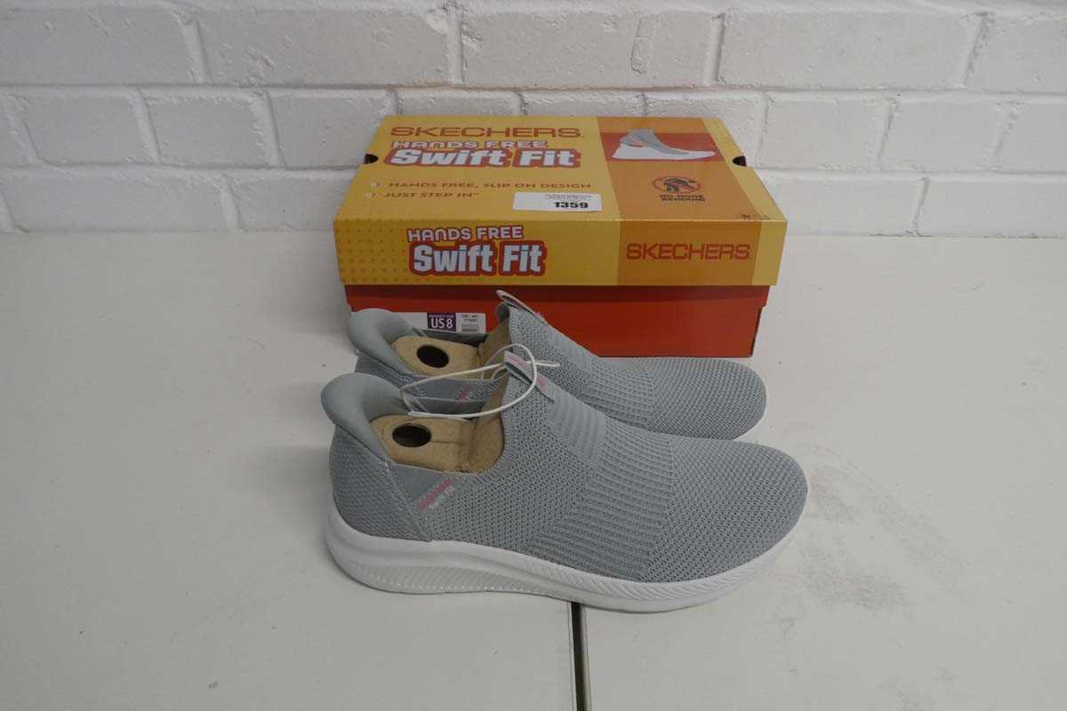 Lot 1359 - Boxed pair of ladies Skechers hands free swift...