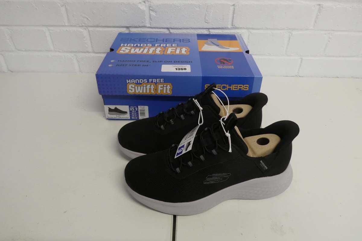 Lot 1360 - Boxed pair of men's Skechers hands free swift...