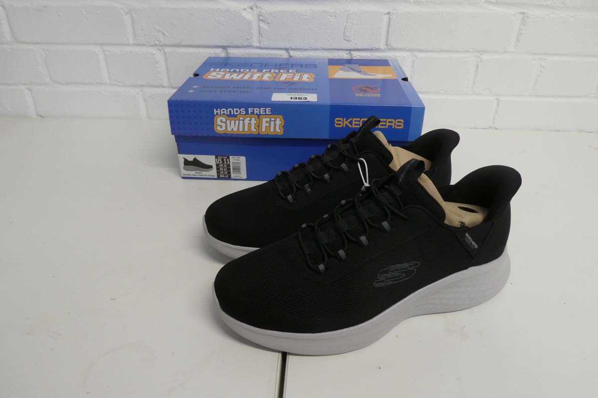 Lot 1363 - Boxed pair of men's Skechers hands free swift...