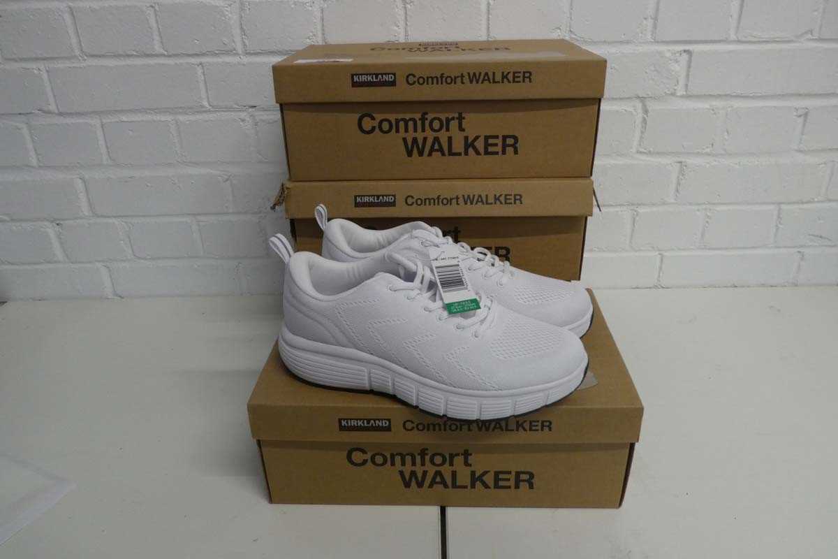 Lot 1373 - x4 boxes of Kirkland comfort walker trainers...