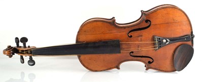 Lot 125 - A late 19th/early 20th century violin with...