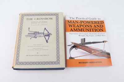 Lot 326 - 2 Vols: The Crossbow by Sir Ralph...