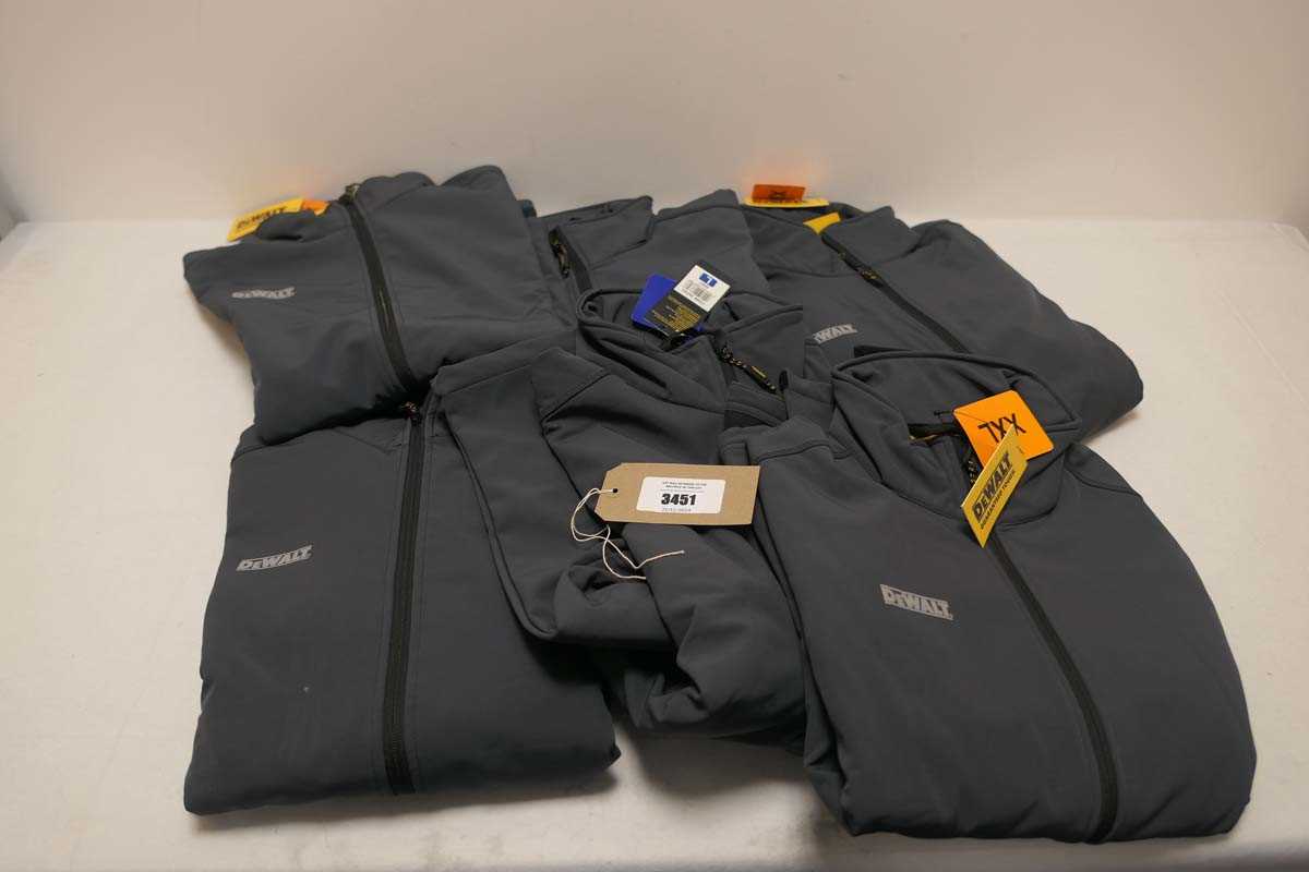 Lot 3451 - 6 DeWalt jackets