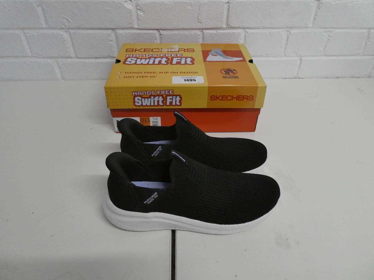 Lot 1495 - Boxed pair of ladies Skechers hands free swift...