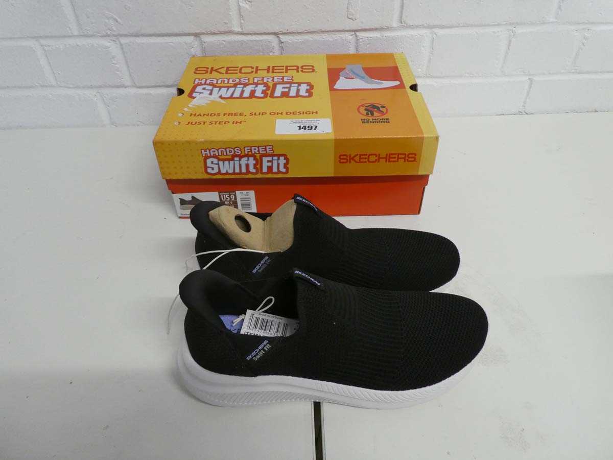 Lot 1497 - Boxed pair of ladies Skechers hands free swift...