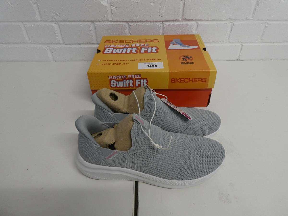 Lot 1499 - Boxed pair of ladies Skechers hands free swift...