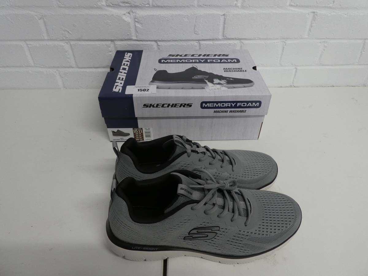 Lot 1502 - Boxed pair of men's Skechers lite-weight...